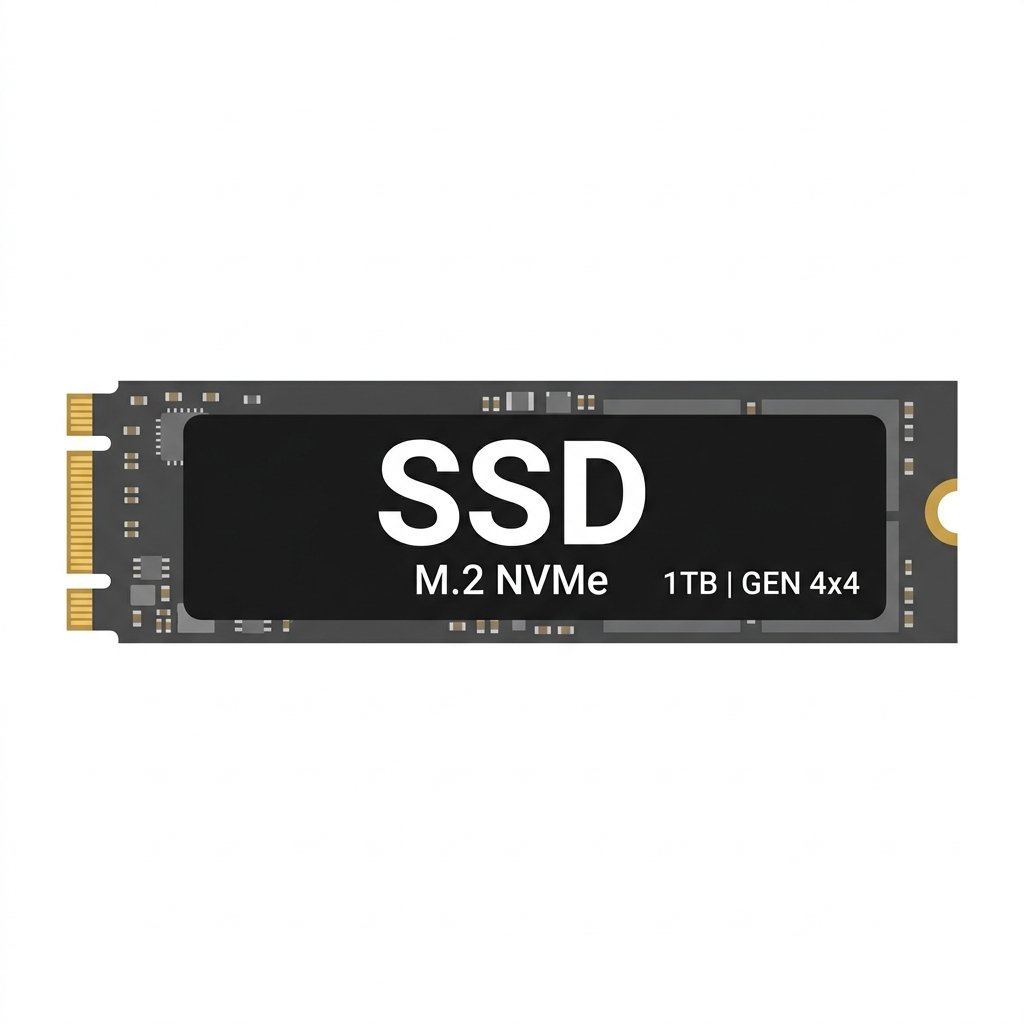 Disco de almacenamiento SSD de 512 GB.