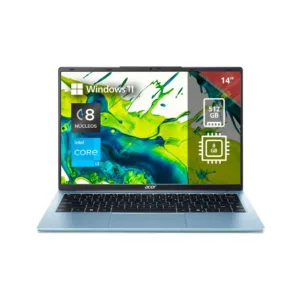 Acer Laptop Aspire Lite 14’’ | Intel Ci3-N355, 8 núcleos | 8GB RAM | 512GB SSD | Panel IPS WUXGA | Protección contra Robo y catástrofes Naturales por 1 año (Directo