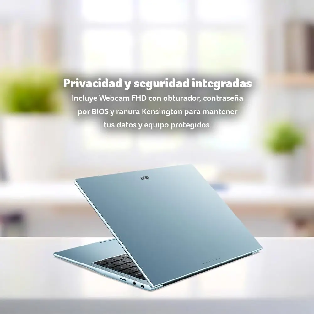 Acer Laptop Aspire Lite 14’’ | Intel Ci3-N355, 8 núcleos | 8GB RAM | 512GB SSD | Panel IPS WUXGA | Protección contra Robo y catástrofes Naturales por 1 año (Directo