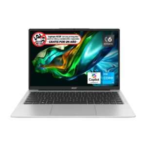 Acer Laptop Aspire Lite 14’’ | Intel Ci3-N355, 8 núcleos | 8GB RAM | 512GB SSD | Panel IPS WUXGA | Protección contra Robo y catástrofes Naturales por 1 año (Directo