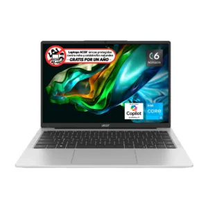 Acer Laptop Aspire Lite 14’’ | Intel Ci3-N355, 8 núcleos | 8GB RAM | 512GB SSD | Panel IPS WUXGA | Protección contra Robo y catástrofes Naturales por 1 año (Directo