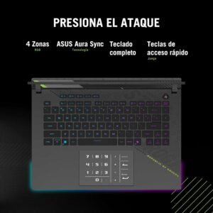 ASUS ROG Strix G16 2025 AMD Ryzen™ 9 8940HX/NVIDIA® GeForce RTX™ 5050/ 16GB/ 512GB SSD/Teclado Retroiluminado de 4 Zonas/Garantia con la Marca en Mexico