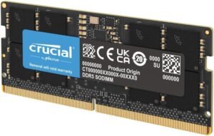 Crucial Memoria RAM CT16G48C40S5 de 16 GB DDR5 4800MHz CL40
