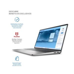 Dell Laptop 15 DC15250 Intel Core i5-1334U 16 GB RAM 512 GB SSD 15.6" FHD 120Hz con Windows 11 Home