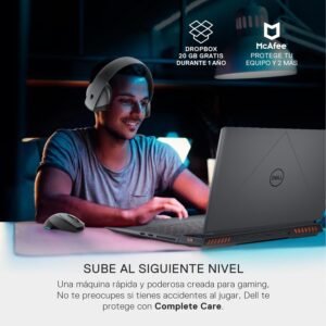 DELL Laptop Gaming Serie G 5530, NVIDIA GeForce RTX 3050 (6GB), 15.6" FHD Ci5-13450HX (10Cores), 8GB 512 GB SSD