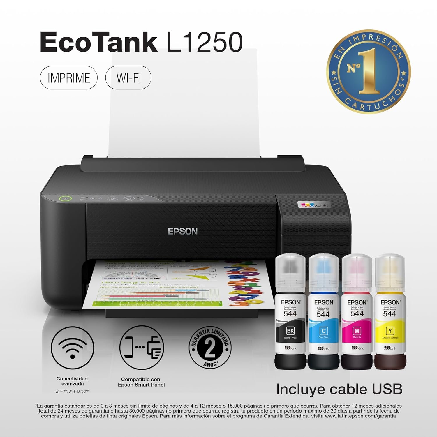 Epson Ecotank Impresora a Color L1250 Epson Ecotank Impresora a Color L1250