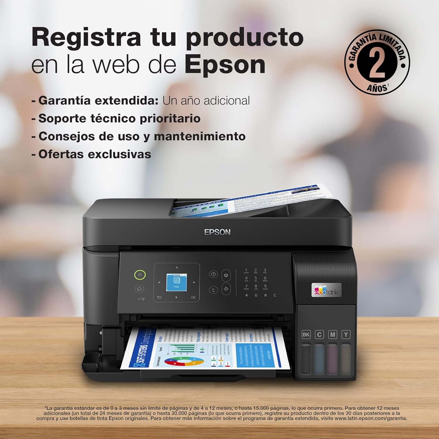 Epson Ecotank Impresora Multifuncional a Color L5590 Epson Ecotank Impresora Multifuncional a Color L5590