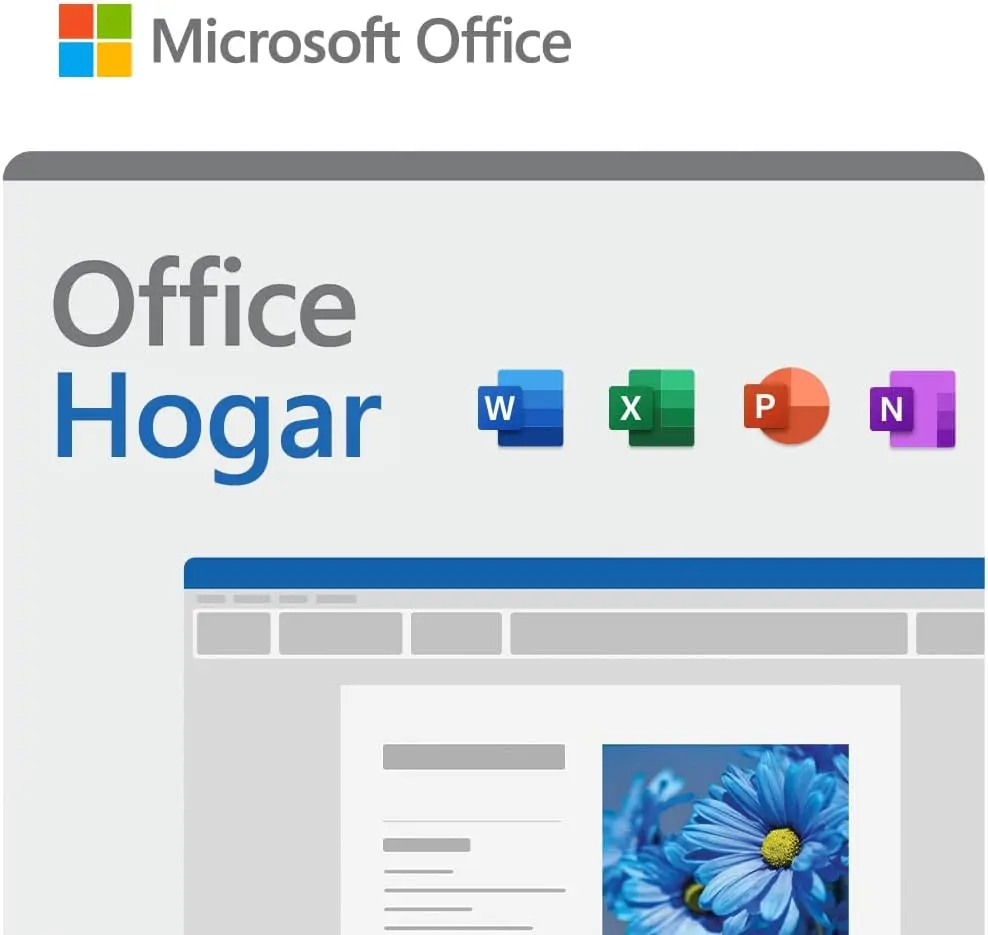 Microsoft Office Home 2024 | Apps clásicas: Word, Excel, PowerPoint, OneNote | Compra única para 1 PC/MAC | Descarga instantánea | [Código Digital]