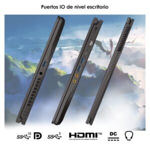 MSI Laptop Gaming Thin 15 Intel® Core™ i5-12450H NVIDIA GeForce RTX3050 8GB RAM/512GB SSD 15.6" FHD 144Hz Gris, Teclado en español/2 años de garantía