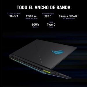 ASUS ROG Strix G18, 2025 NVIDIA GE Force RTX 5070 Ti, 12GB GDDR7/Intel Core Ultra 9 275HX/32GB RAM/2 TB/Incluye ROG Back Pack/Teclado RGB en español/Garantia y Servicio con la...