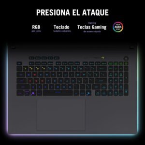 ASUS ROG Strix G18, 2025 NVIDIA GE Force RTX 5070 Ti, 12GB GDDR7/Intel Core Ultra 9 275HX/32GB RAM/2 TB/Incluye ROG Back Pack/Teclado RGB en español/Garantia y Servicio con la...