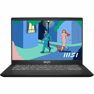 MSI Modern 14 C7M-261US 14 Pulgadas Full HD, AMD Ryzen 7 7730U 2.0GHz, 16GB RAM, 512GB SSD, Windows 11 Pro, clásico Negro