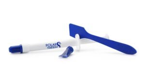 Polartherm X-10 de Thermal Grizzly - Pasta térmica de CPU de 2 gramos para CPU y GPU - Alta conductividad térmica, larga duración, grasa térmica no conductiva, kit compuesto...