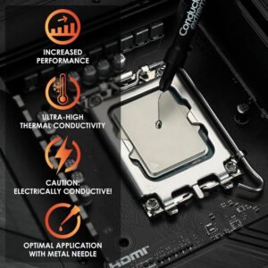 Thermal Grizzly - Conductonaut Extreme - 1 gramo - Pasta térmica de Compuesto de Metal líquido de Ultra Alto Rendimiento - para máxima conductividad térmica Mientras...