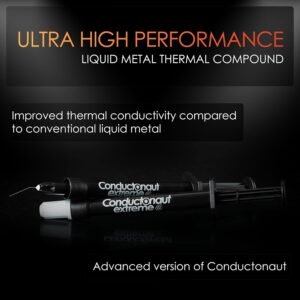 Thermal Grizzly - Conductonaut Extreme - 1 gramo - Pasta térmica de Compuesto de Metal líquido de Ultra Alto Rendimiento - para máxima conductividad térmica Mientras...