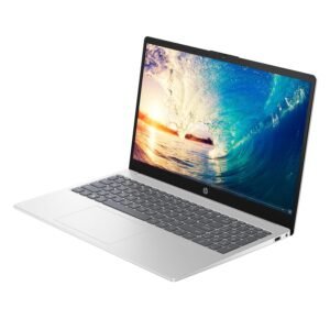 HP Laptop 15-fc0080la, AMD Ryzen 7, 16 GB, 512 GB SSD, 15.6, HD, Windows 11 Home, Teclado en Español, Garantía México, Plateado | Microsoft 365 Personal 12 Meses + Curso...
