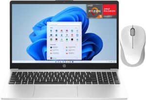 HP Laptop 255 G10 AMD Ryzen 5 7530U 24GB RAM 512GB SSD 15.6" Windows 11 Home Teclado en Español + Mouse DXT