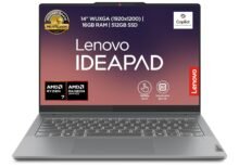 Lenovo Laptop Ideapad 5 2en1 14AHP9 | OLED 14" Pantalla Touch| AMD Ryzen 7| 16GB RAM 512GB SSD| PC con IA