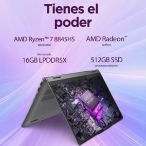 Lenovo Laptop Ideapad 5 2en1 14AHP9 | OLED 14" Pantalla Touch| AMD Ryzen 7| 16GB RAM 512GB SSD| PC con IA