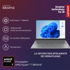 Lenovo Laptop Ideapad 5 2en1 14AHP9 | OLED 14" Pantalla Touch| AMD Ryzen 7| 16GB RAM 512GB SSD| PC con IA