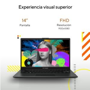 ASUS Laptop Vivobook Go 14 2025/14" FHD/AMD Ryzen 3 7320U/8GB RAM/512GB SSD/Numberpad/Teclado en Español (Garantía y Servicio en México)