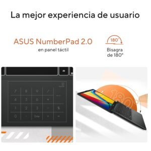 ASUS Laptop Vivobook Go 14 2025/14" FHD/AMD Ryzen 3 7320U/8GB RAM/512GB SSD/Numberpad/Teclado en Español (Garantía y Servicio en México)
