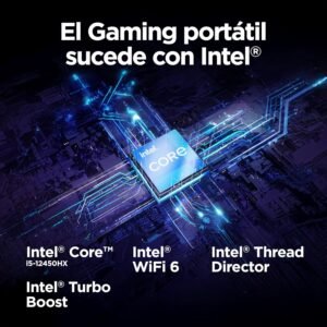 Lenovo Laptop LOQ 15IAX9E | NVIDIA GeForce RTX 3050 6 GB | 15.6" FHD | Intel Core i5 | 16GB RAM 512GB SSD | Impulsado por IA | Windows 11