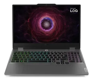 Teclado retroiluminado RGB de Lenovo LOQ con pantalla de alta resolución