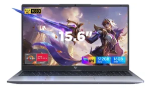Pantalla Full HD de 15.6 pulgadas con gráficos integrados Radeon y panel IPS