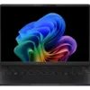 Laptop asus vivobook s core ultra 7 de frente con pantalla OLED encendida mostrando fondo colorido