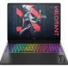 Laptop gamer hp omen core ultra 9 mostrando pantalla de juego con teclado retroiluminado RGB