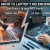 ¿Laptop Mojada? Guía Completa de Qué Hacer y Qué NO Hacer